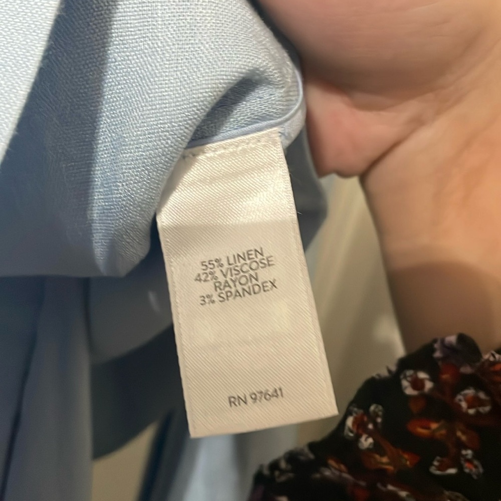 J. Jill Light Blue Pantsuit Size L - Picture 5 of 6